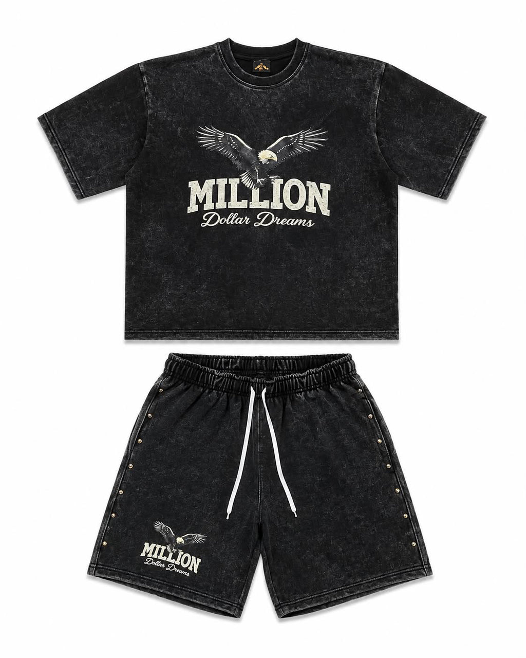 MDD Exclusive “Eagle” Washed Short Set (Limited Drop)