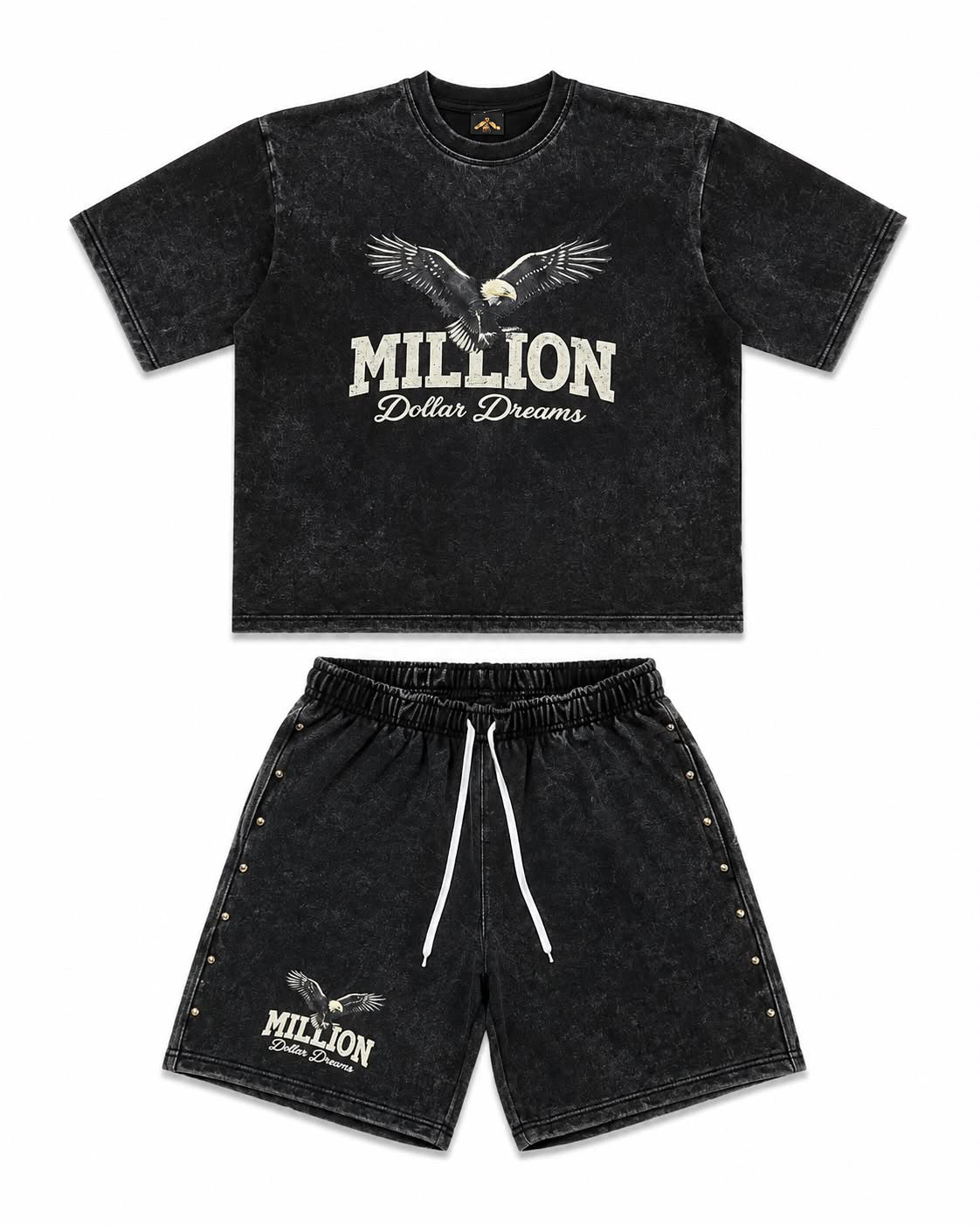 MDD Exclusive “Eagle” Washed Short Set (Limited Drop)