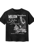 S26 MDD "Hustlerz" Tee Washed Black